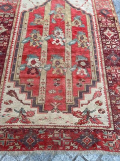 Bobyrug’s Pretty antique Turkish fine early 19th century rug