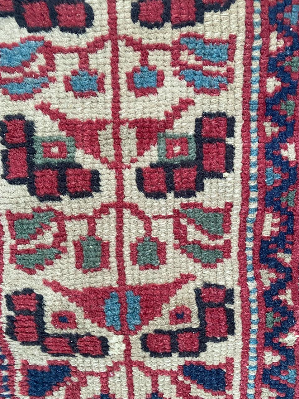 Bobyrug’s Pretty Antique Turkish Rug For Sale 5