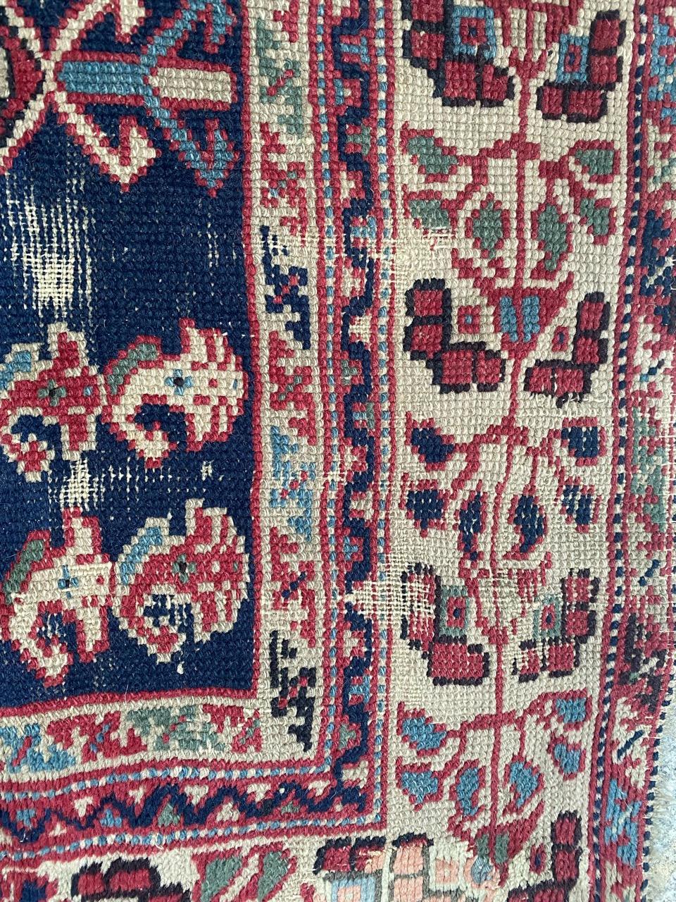 Bobyrug’s Pretty Antique Turkish Rug In Good Condition For Sale In Saint Ouen, FR