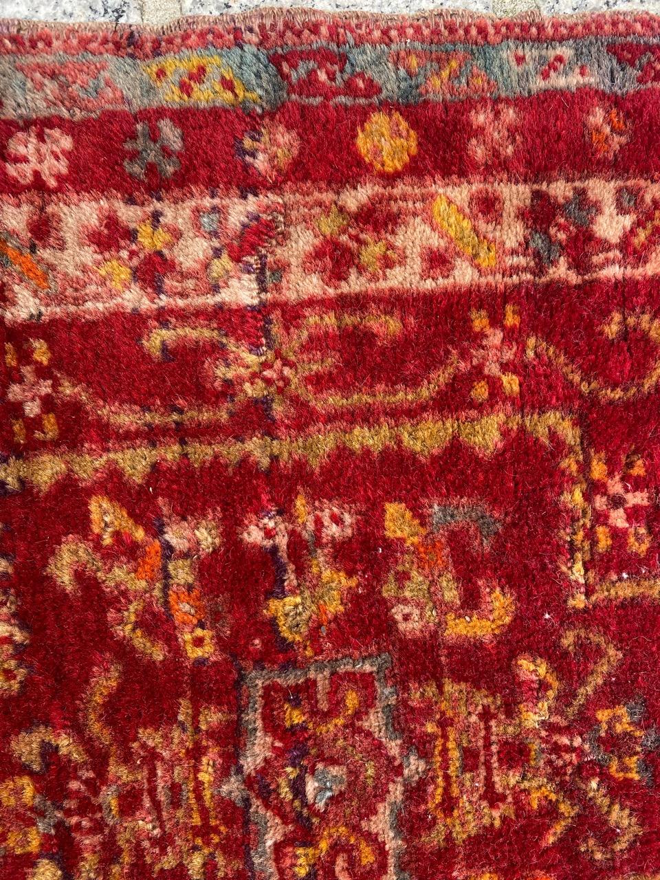 Joli tapis ancien turc Yastik de Bobyrug en vente 2