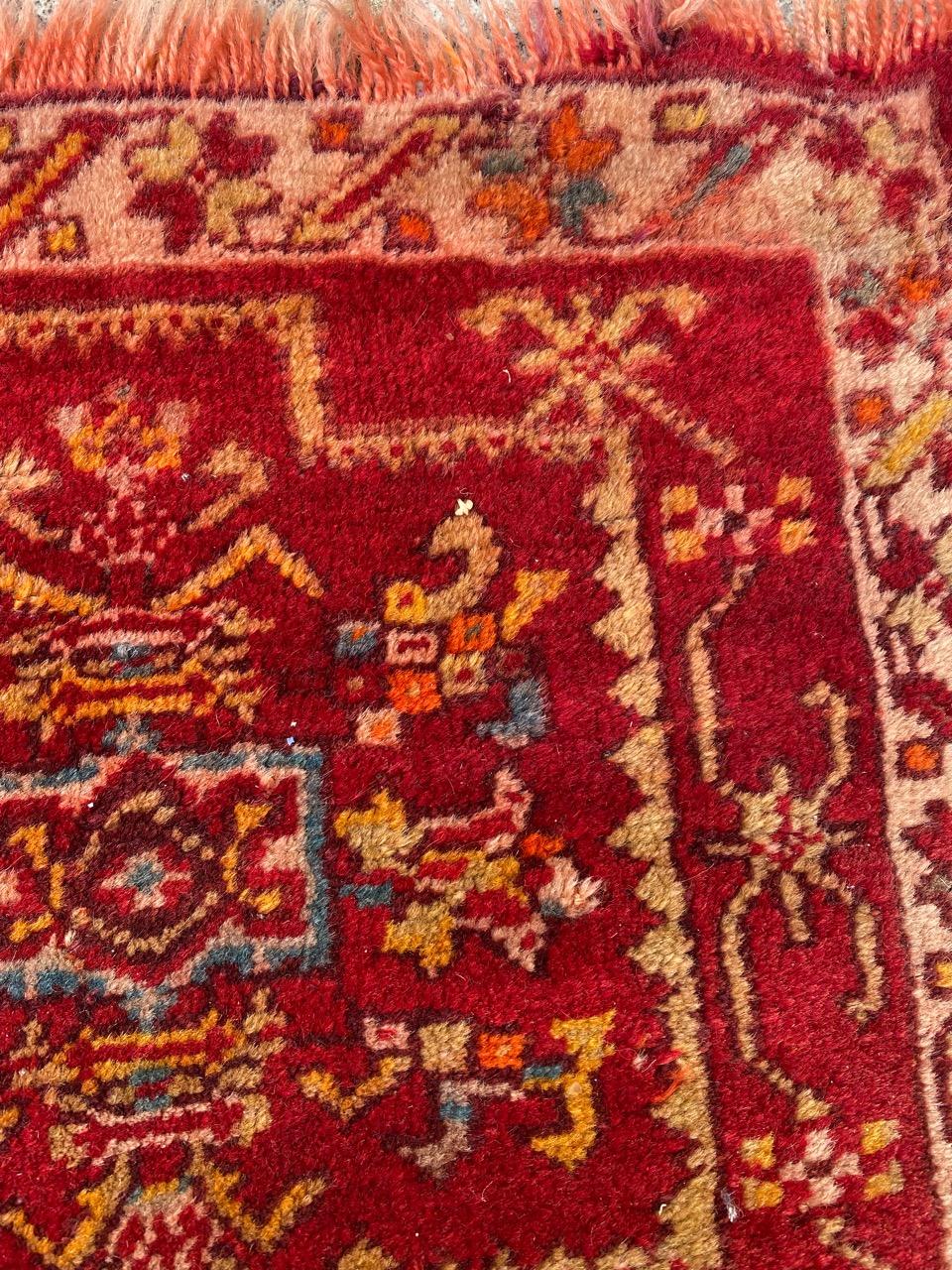 Joli tapis ancien turc Yastik de Bobyrug en vente 5