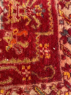 Bobyrug’s Pretty Antique Turkish Yastik Rug