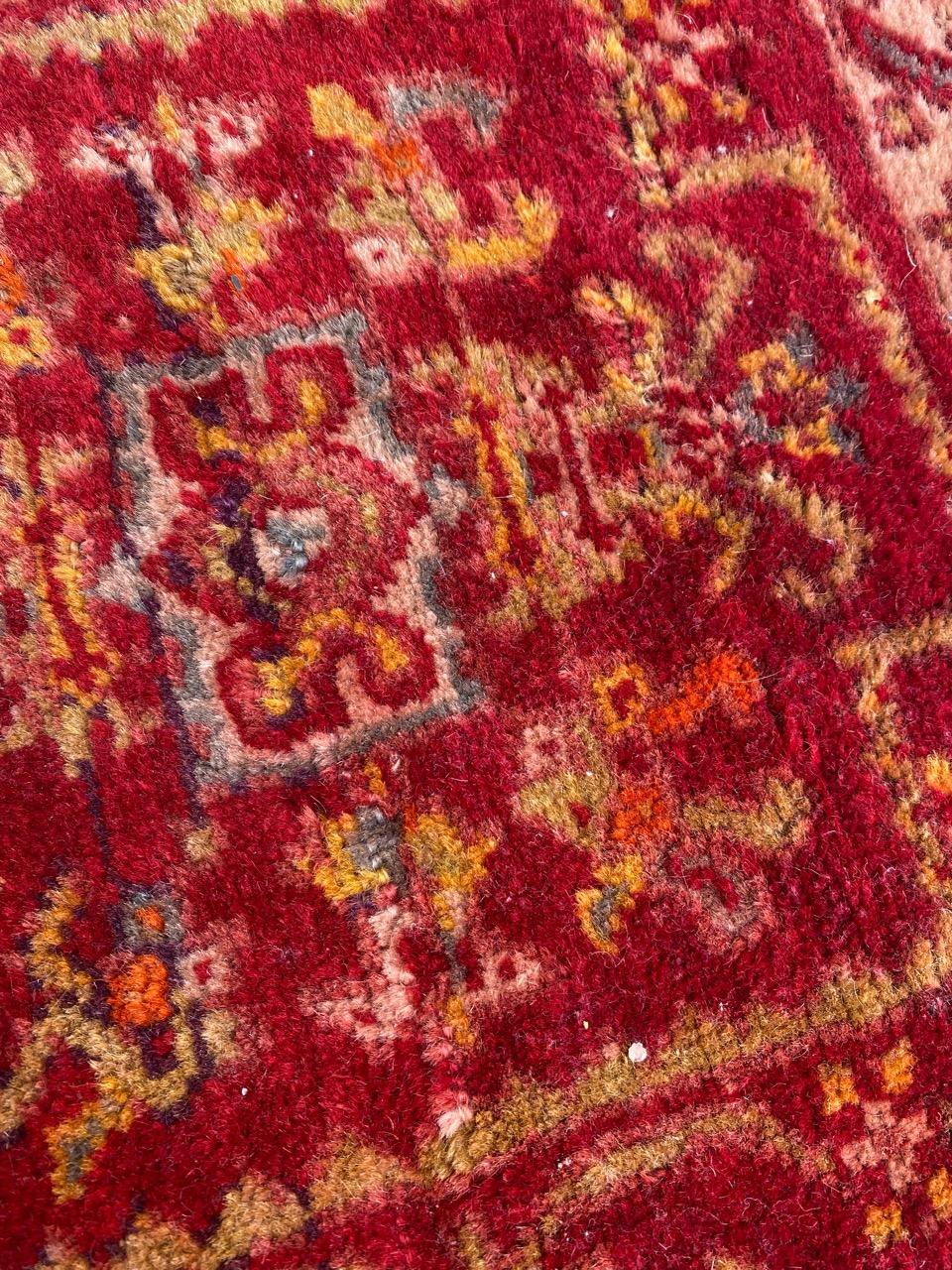Joli tapis ancien turc Yastik de Bobyrug en vente 1