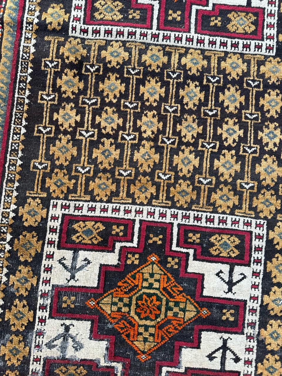 Joli tapis ancien turkmène Baluch en vente 2