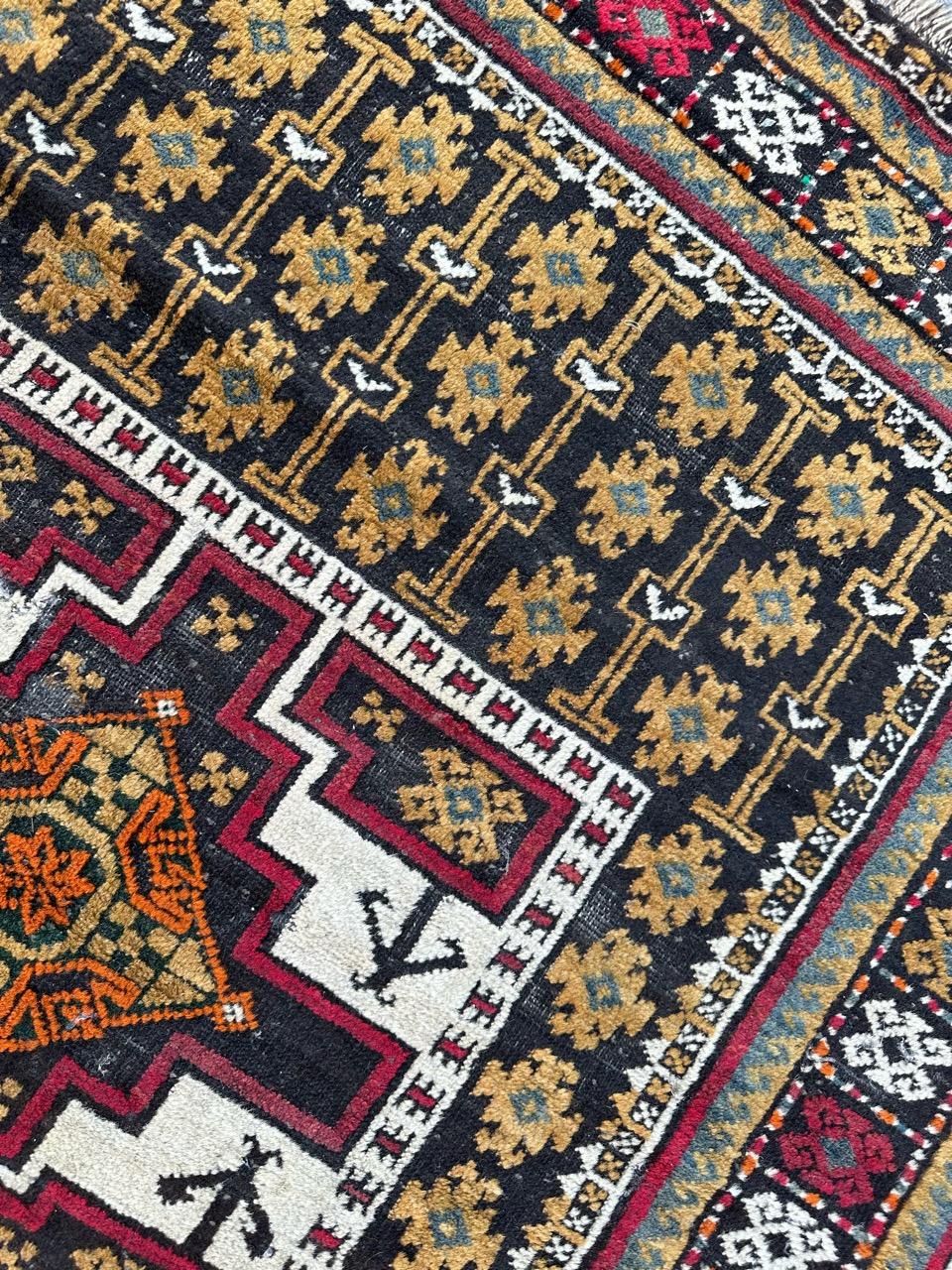 Joli tapis ancien turkmène Baluch en vente 10