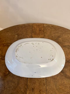 Pretty antique Victorian large meat platter