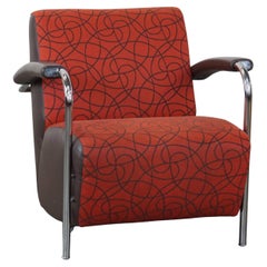 Vintage Pretty, comfortable Leolux design armchair model Scylla with extra back pillow