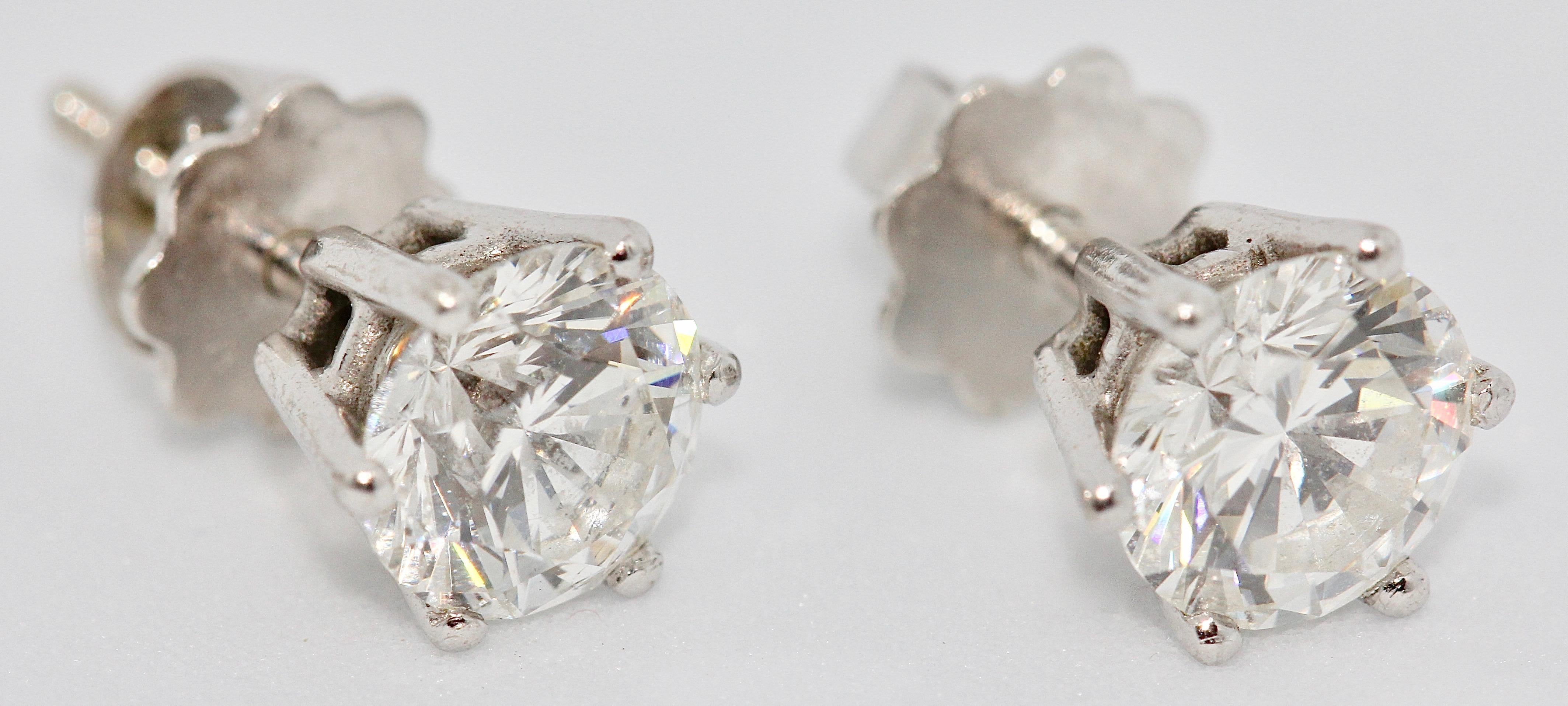 pretty diamond earrings