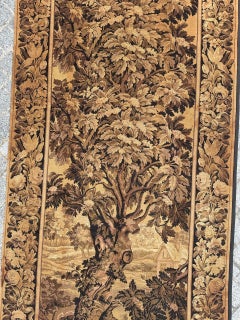 Pretty early 20th century French Aubusson style Jacquard Tapestry