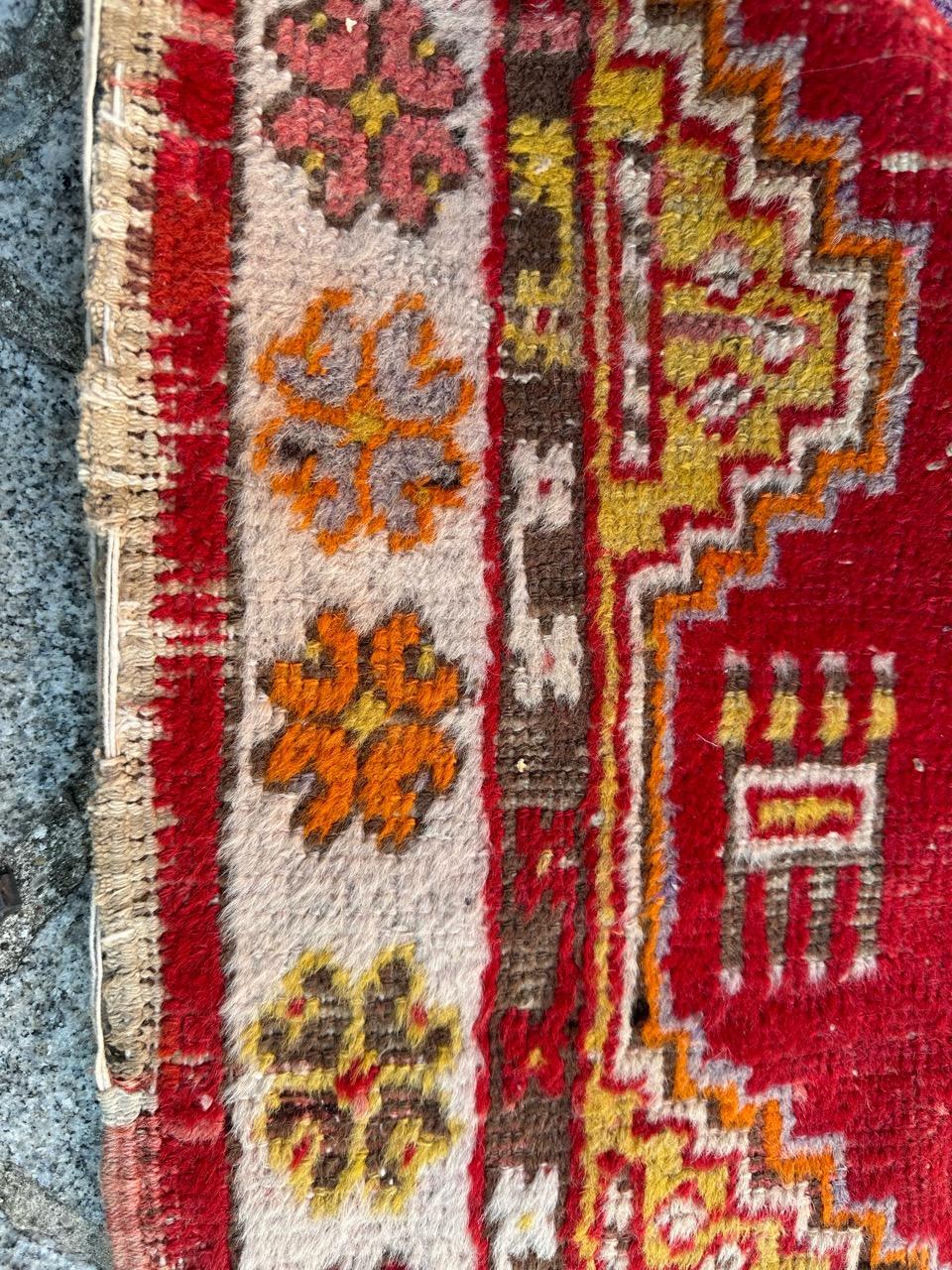 Bobyrug's Hübscher türkischer Teppich aus dem frühen 20.  im Angebot 10