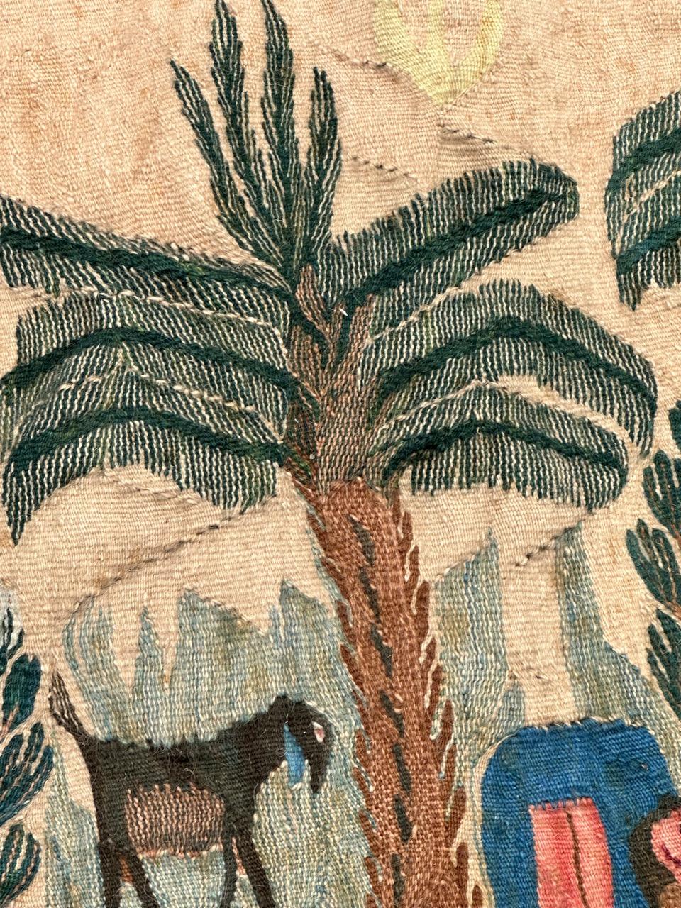 Hand-Woven Pretty Egyptian Wissa Wassef School Woven Tapestry