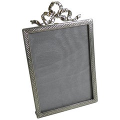 Pretty English Sterling Silver Photograph Frame, 1920