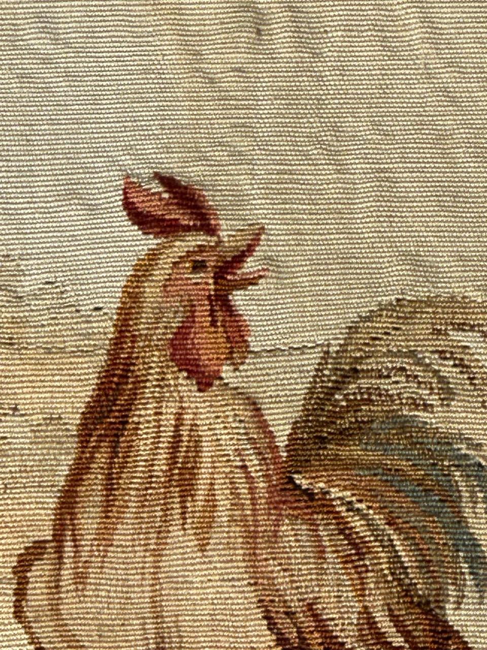 Grazioso arazzo Aubusson francese d'epoca in vendita 3