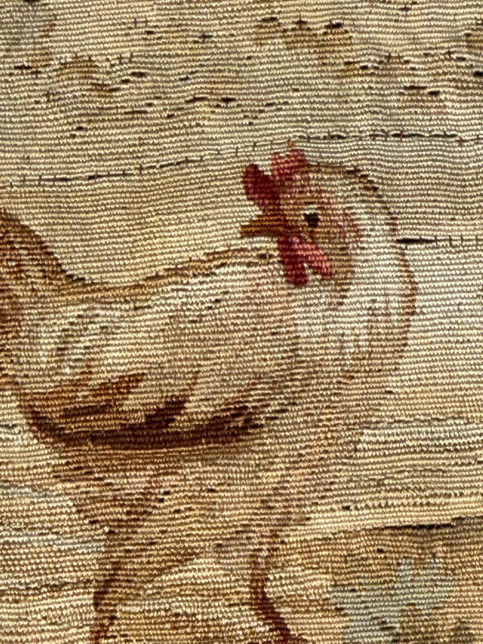 Grazioso arazzo Aubusson francese d'epoca in vendita 5