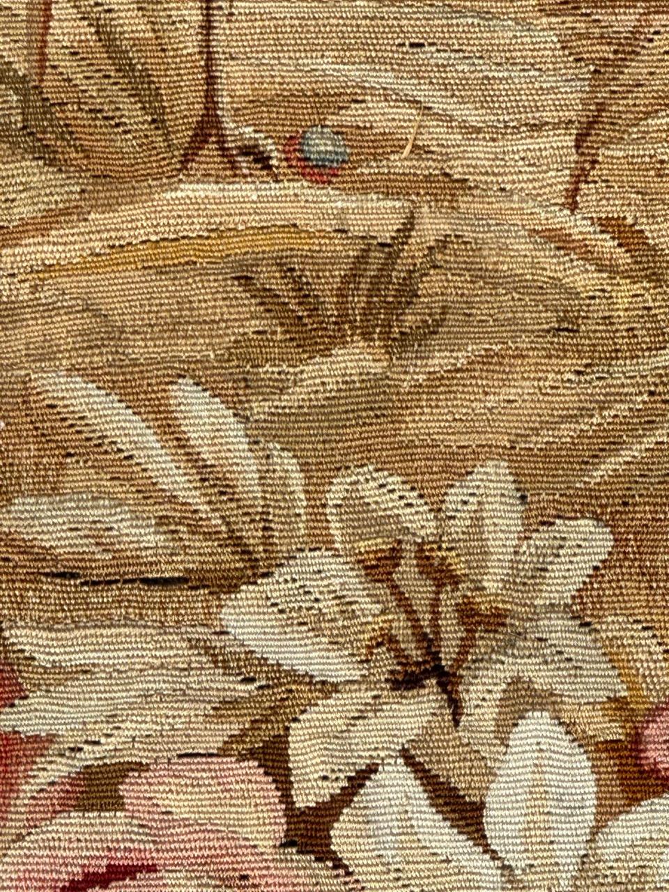 Grazioso arazzo Aubusson francese d'epoca in vendita 9