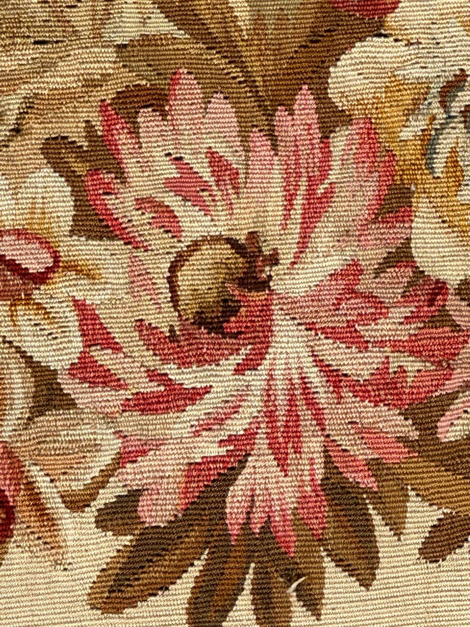 Grazioso arazzo Aubusson francese d'epoca in vendita 10