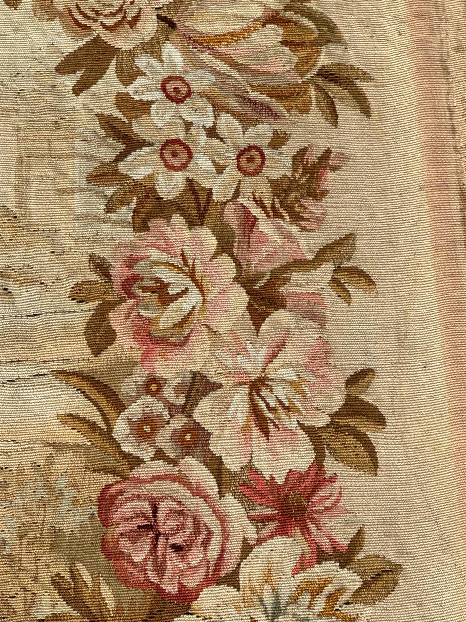 Lana Grazioso arazzo Aubusson francese d'epoca in vendita