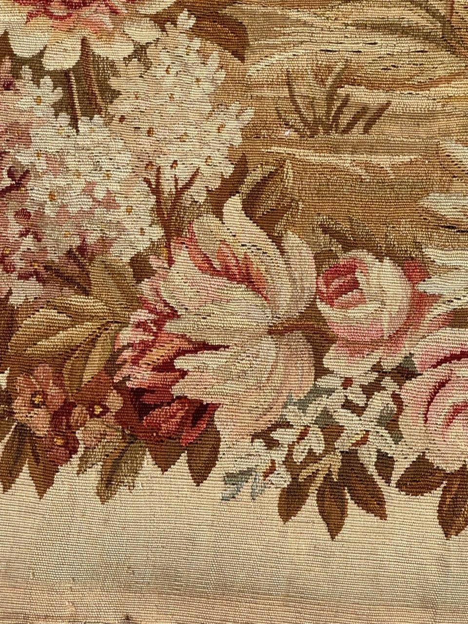 Grazioso arazzo Aubusson francese d'epoca in vendita 2