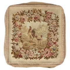 Pretty Fine Antique French Aubusson Tapestry