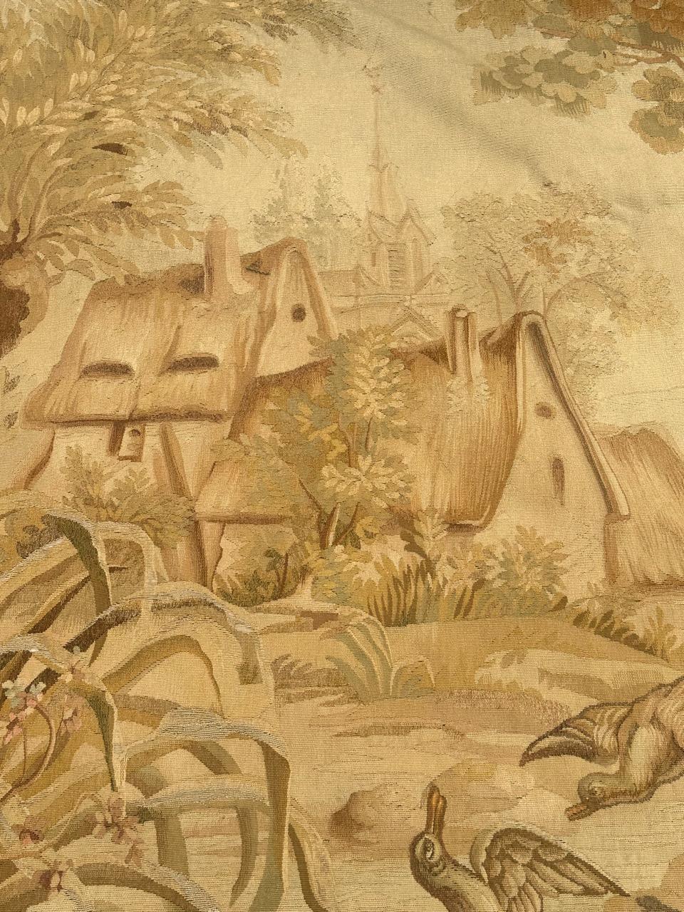 Tapiz de Aubusson antiguo francés bastante fino y grande en venta 2