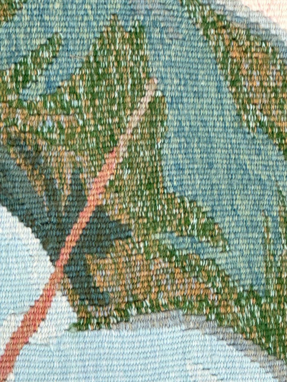 Grazioso arazzo Aubusson francese d'epoca 