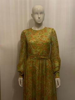 Pretty Floral Vintage Gown