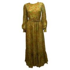 Pretty Floral Vintage Gown