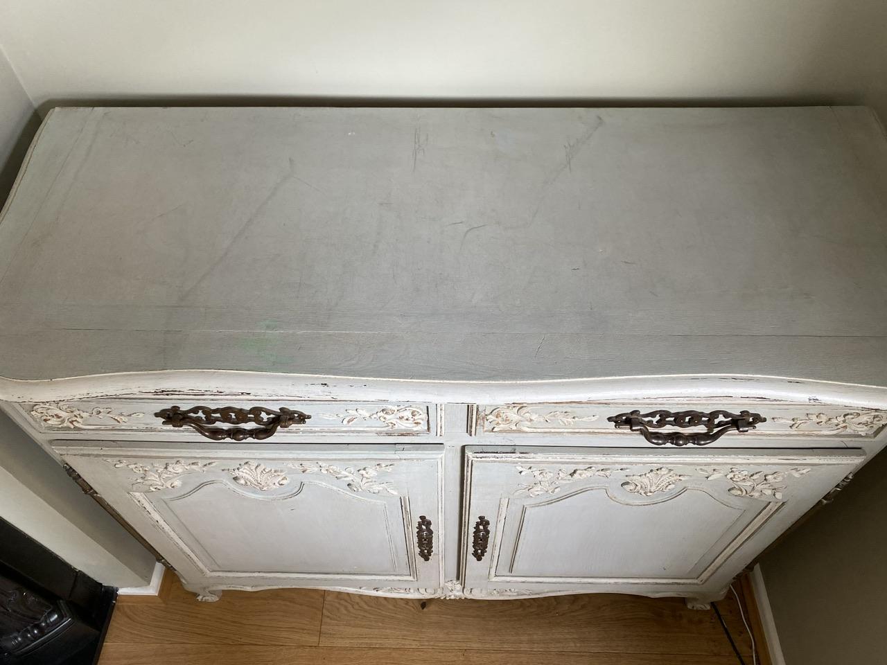 Pretty French 2 Door Cupboard or Cabinet  For Sale 1