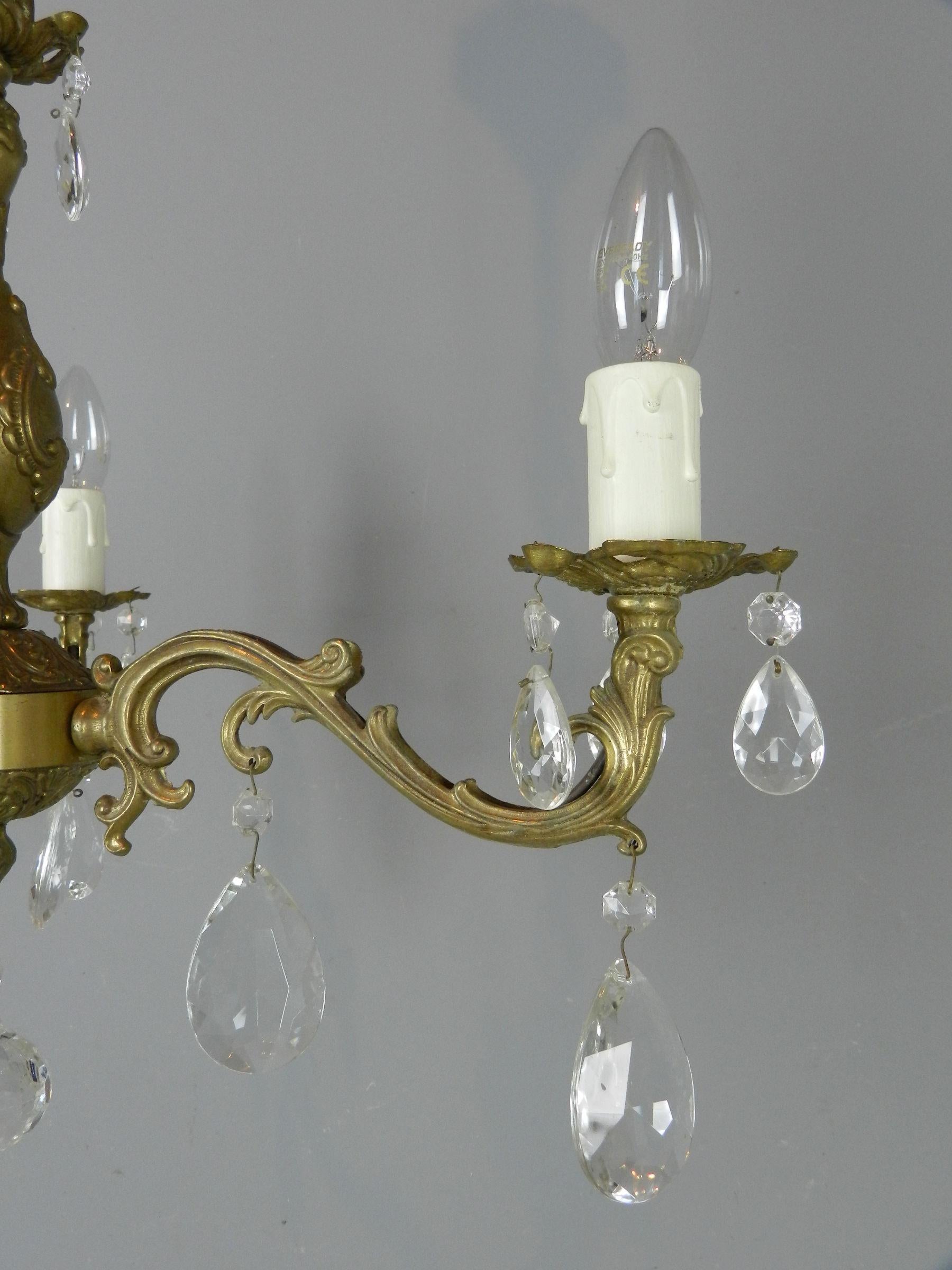 chandelier and matching sconces