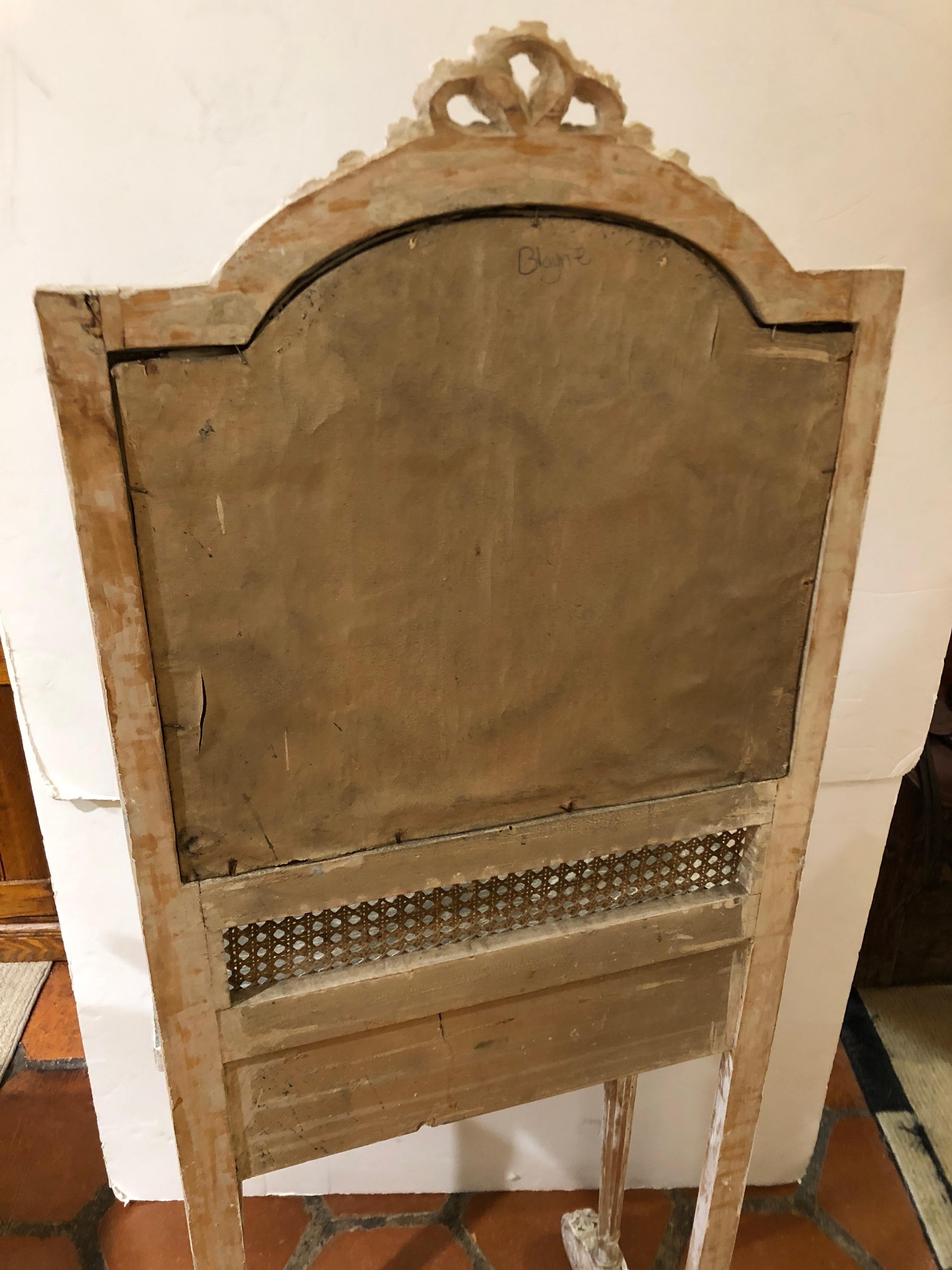 Pretty French Vanity or Console with Mirror 3