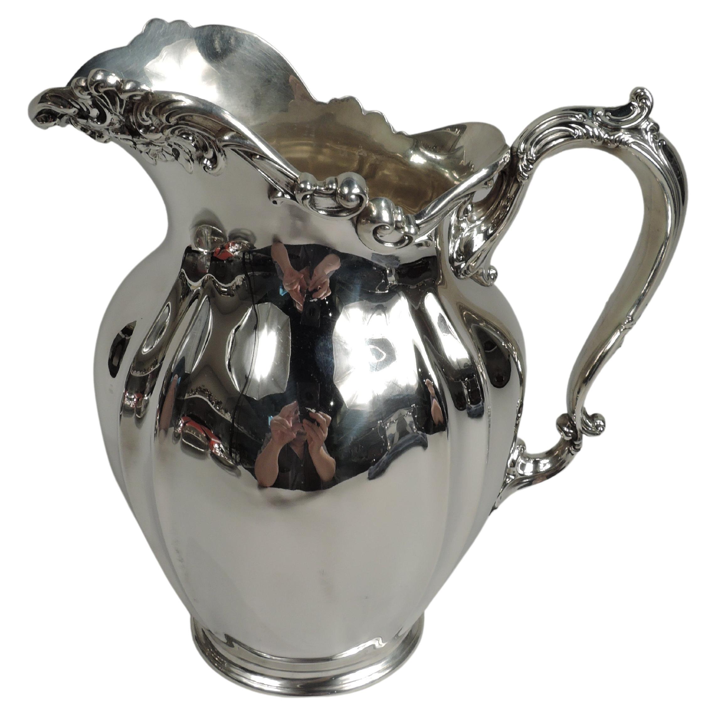 Pair of Sterling Silver Large Water Pitchers at 1stDibs