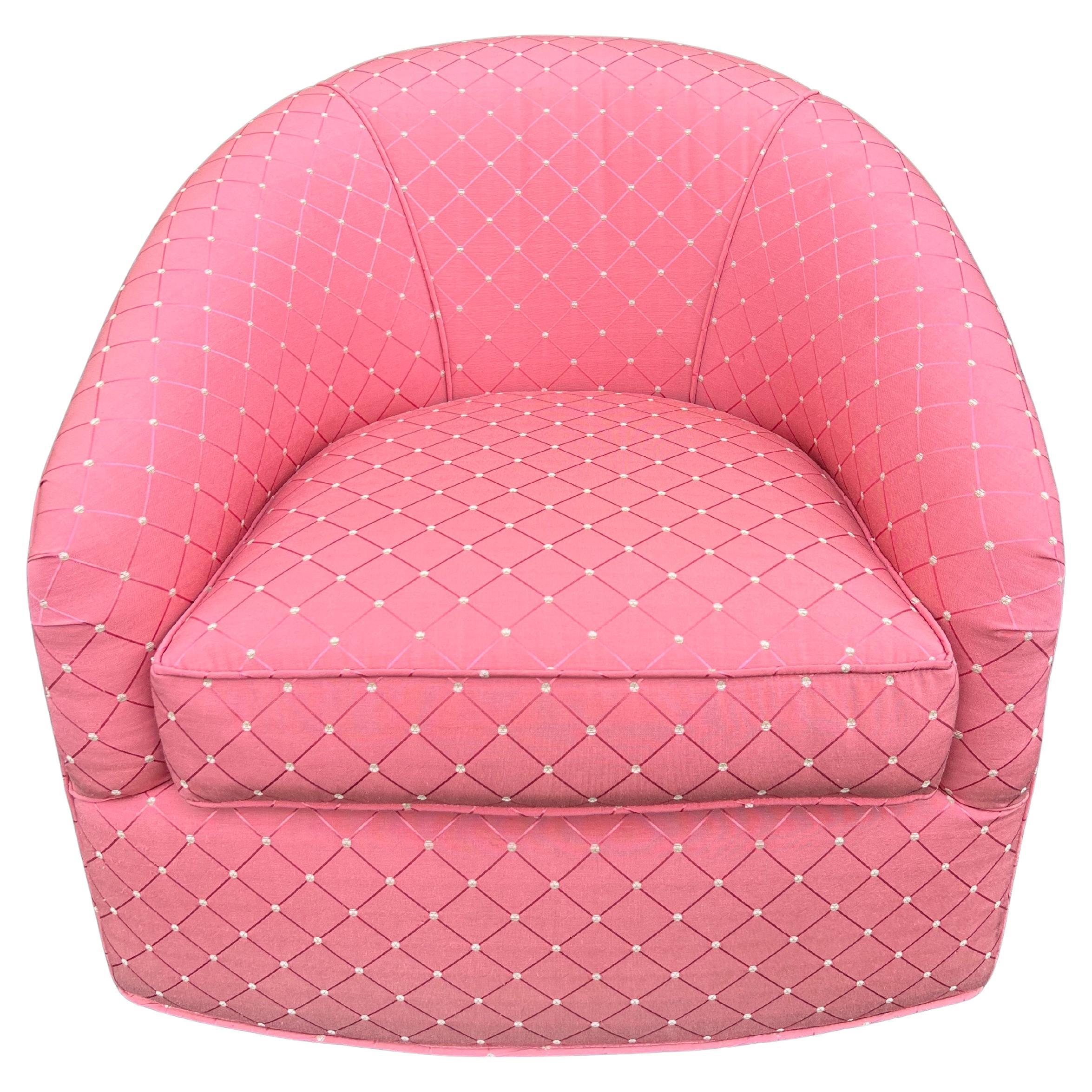 Pretty in Pink Swivel Chair