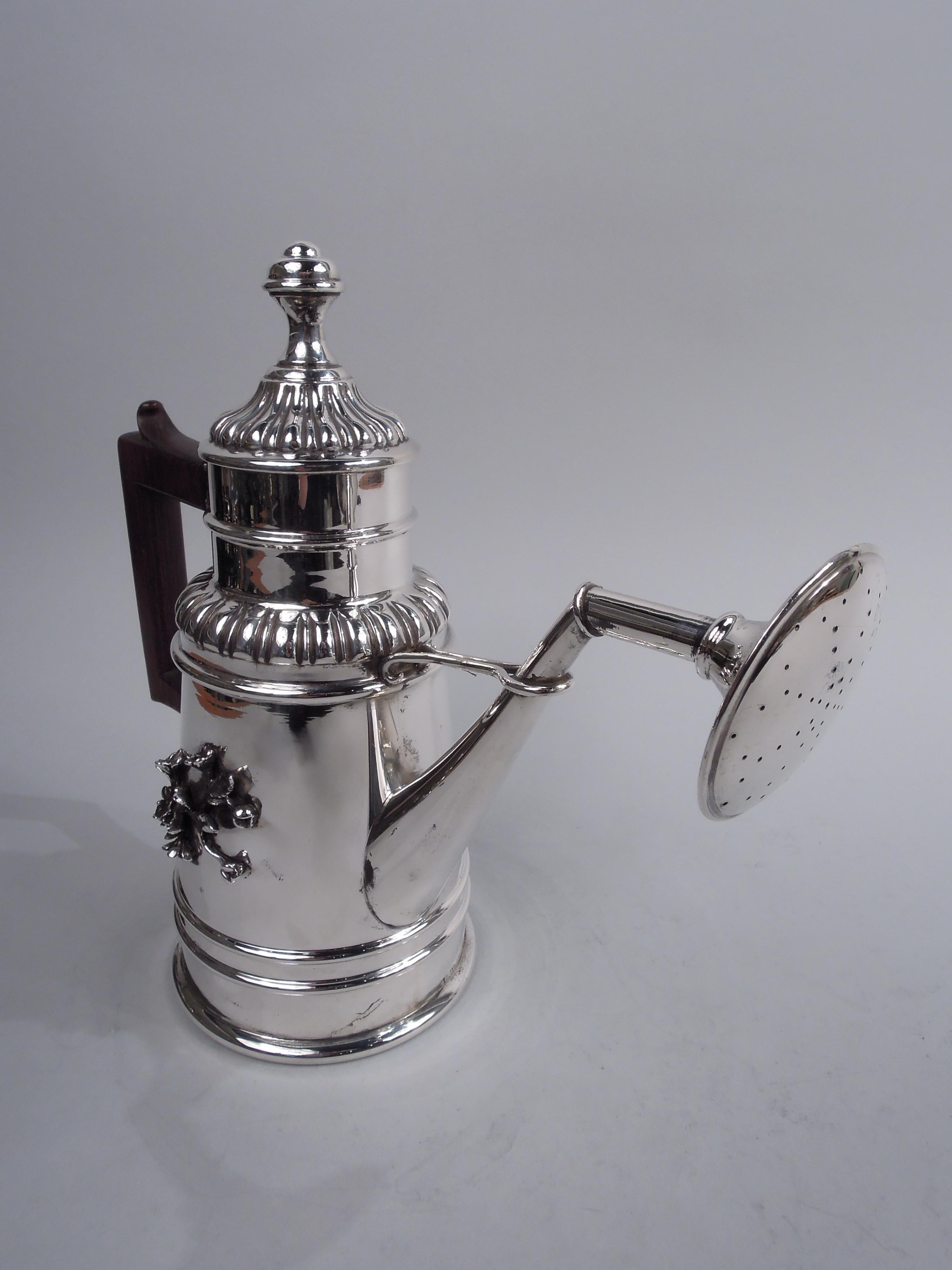 Mid-Century Modern Pretty Italian Midcentury Modern Sterling Silver Watering Can For Sale