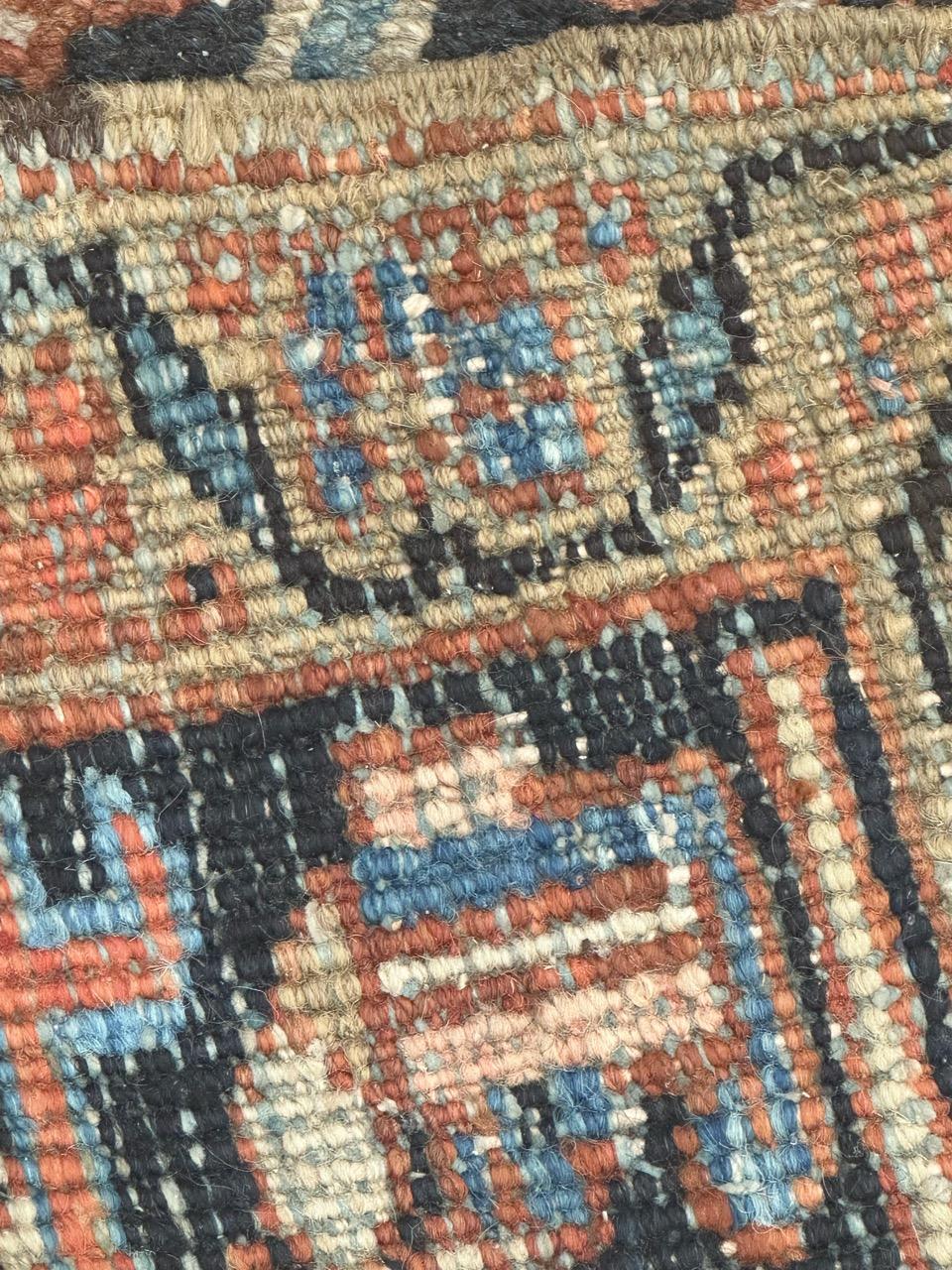 Pretty large antique Heriz rug For Sale 13