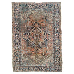 Pretty large antique Heriz rug 