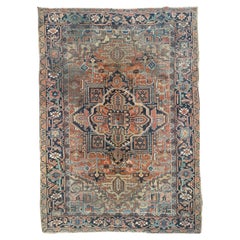 Pretty large antique Heriz rug