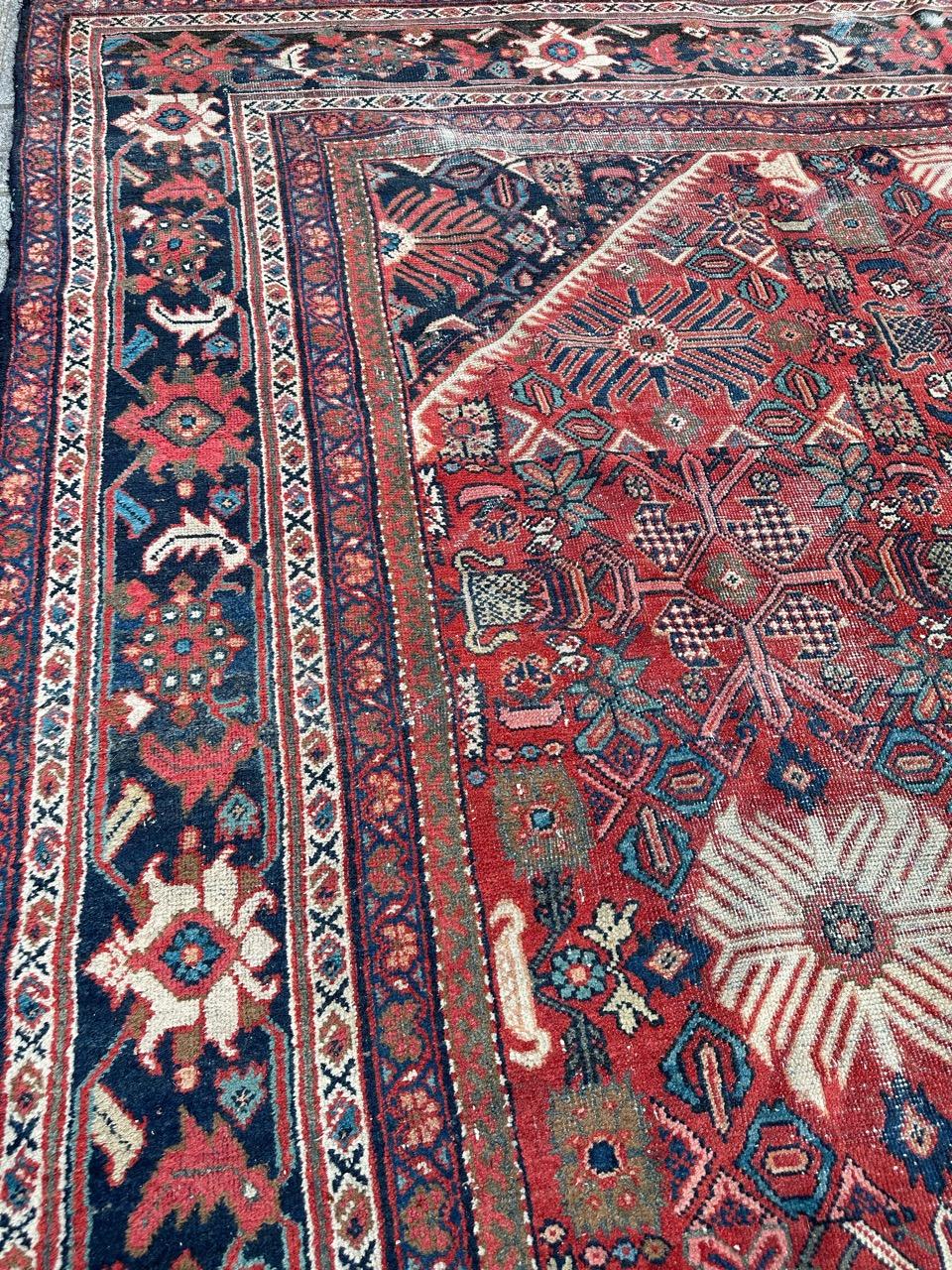 Bobyrug’s Pretty large antique mahal rug  For Sale 4