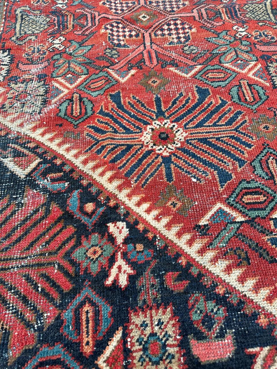 Bobyrug’s Pretty large antique mahal rug  For Sale 6