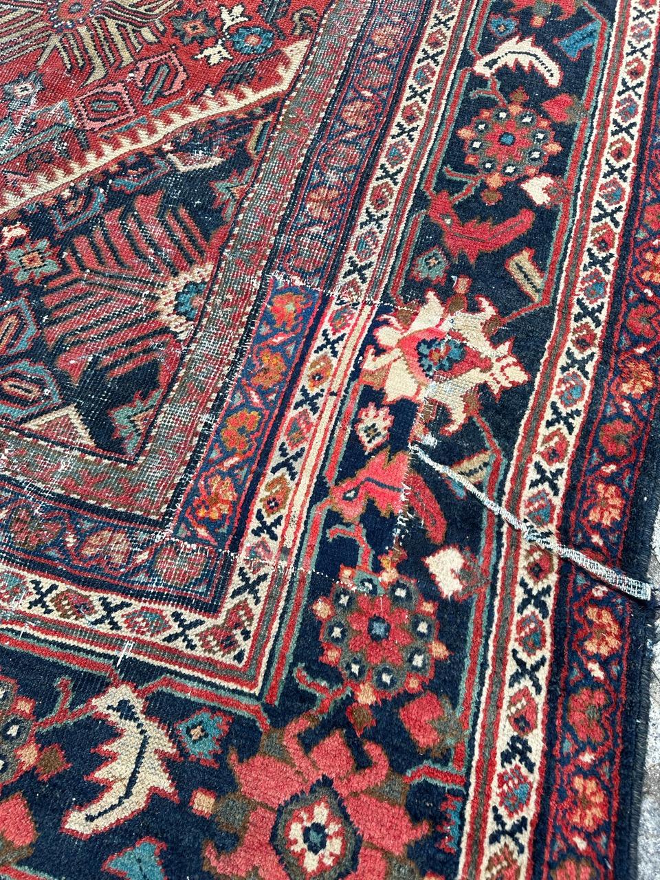 Sultanabad Bobyrug’s Pretty large antique mahal rug  For Sale