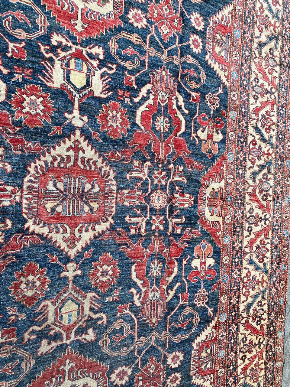 Bobyrug’s Pretty Large Vintage Chobi Afghan Rug For Sale 2