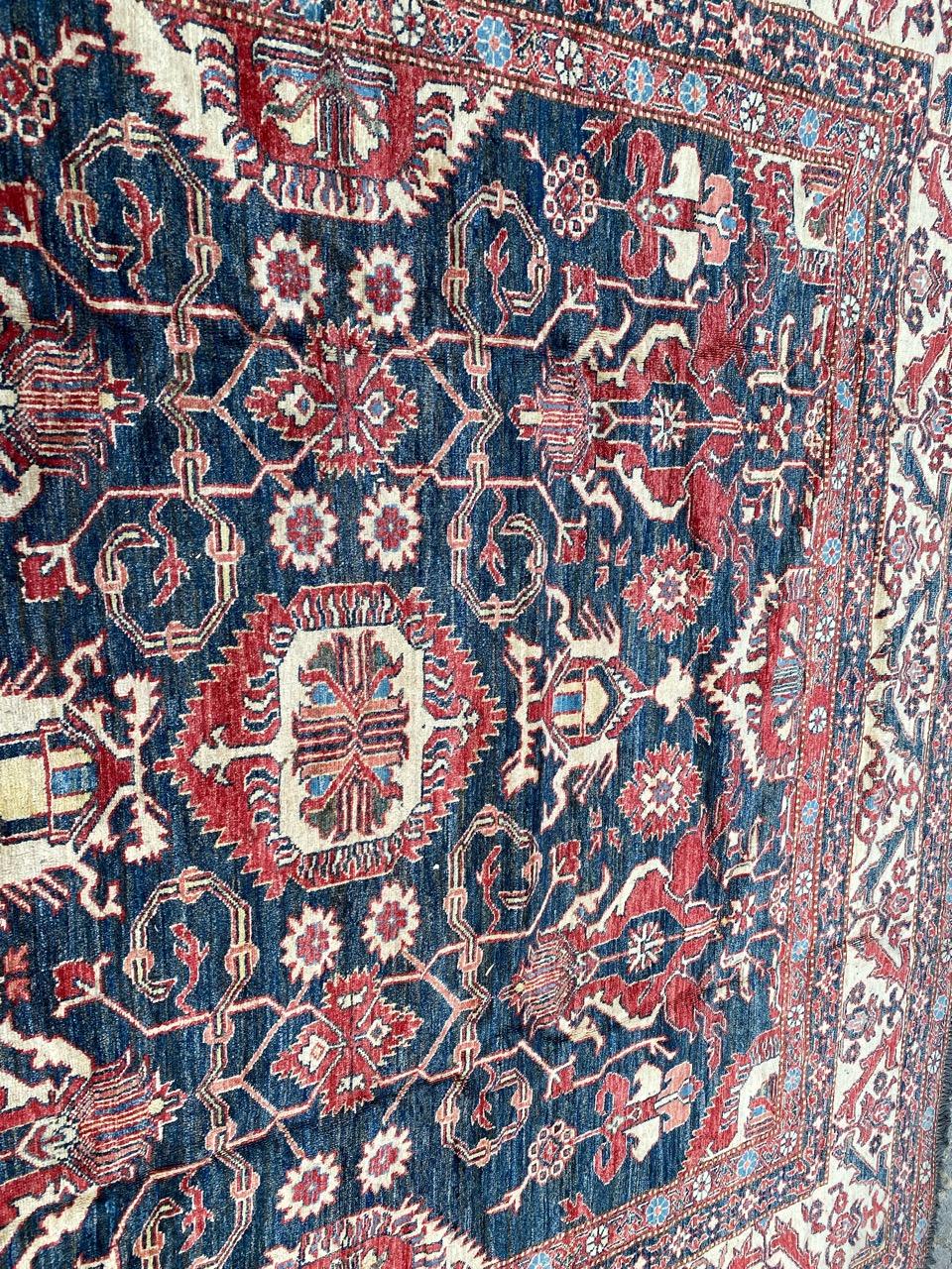 Bobyrug’s Pretty Large Vintage Chobi Afghan Rug For Sale 4