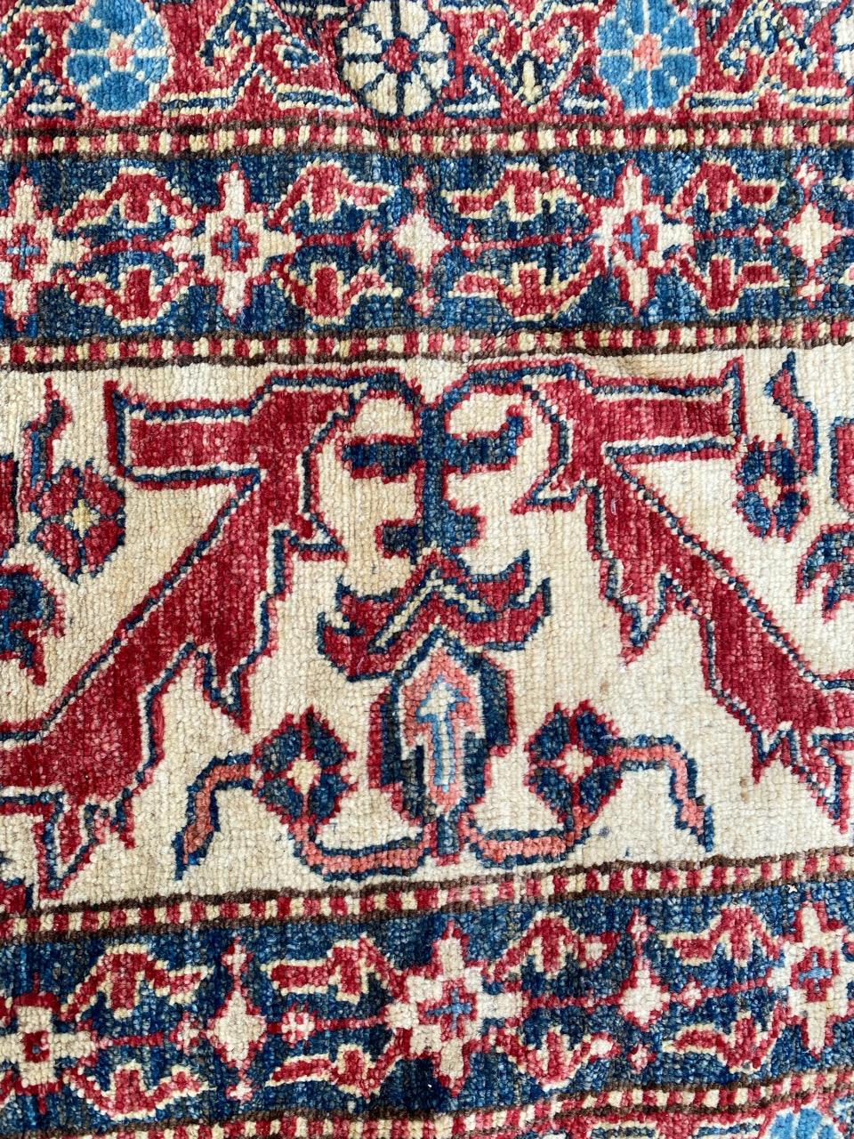 Bobyrug’s Pretty Large Vintage Chobi Afghan Rug For Sale 6