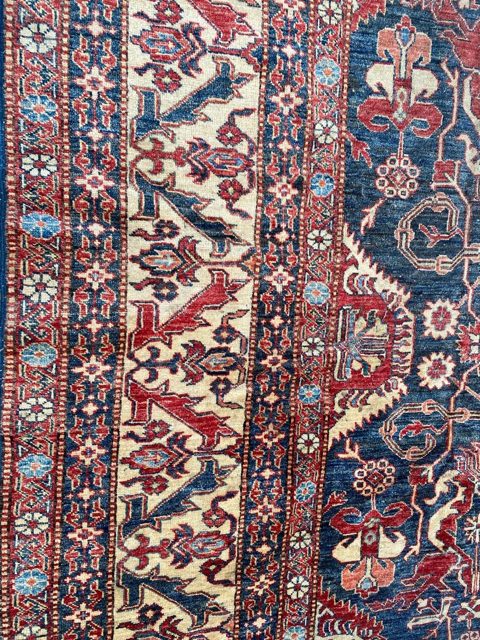 Wool Bobyrug’s Pretty Large Vintage Chobi Afghan Rug For Sale