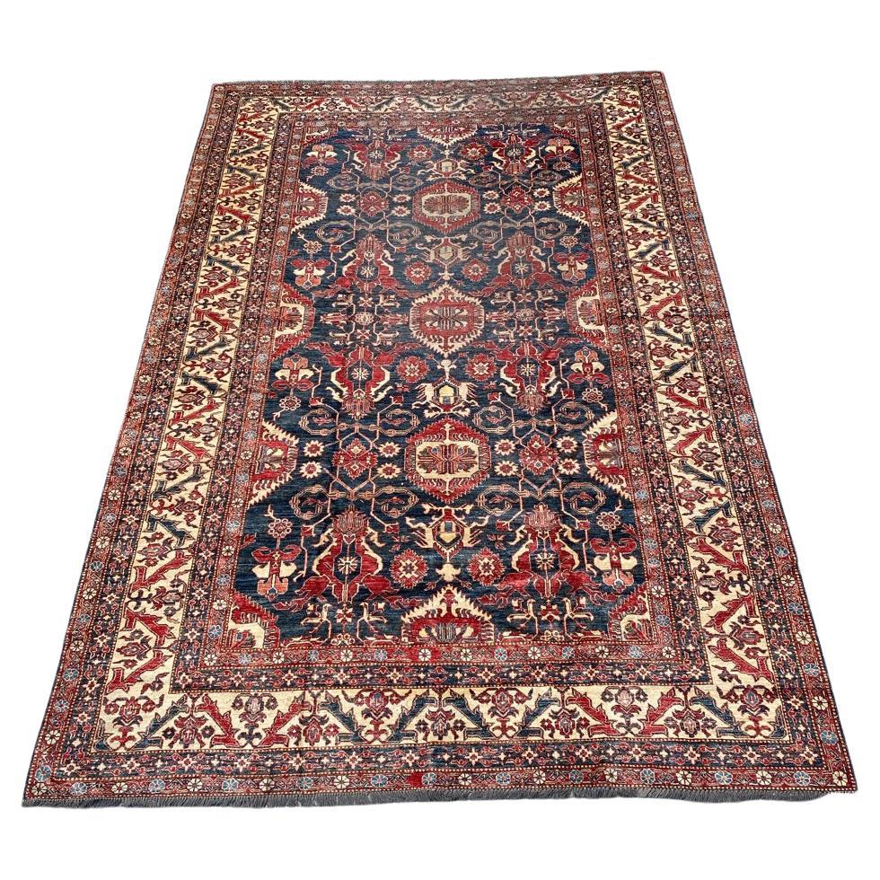 Bobyrug's Pretty Large Vintage Chobi Afghan Rug