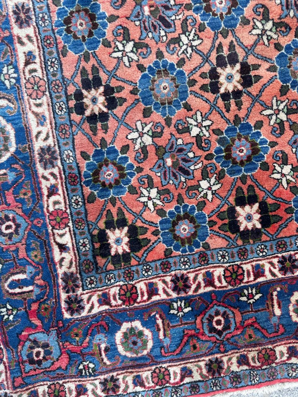 Hübscher großer feiner Vintage-Varamin-Teppich im Angebot 2