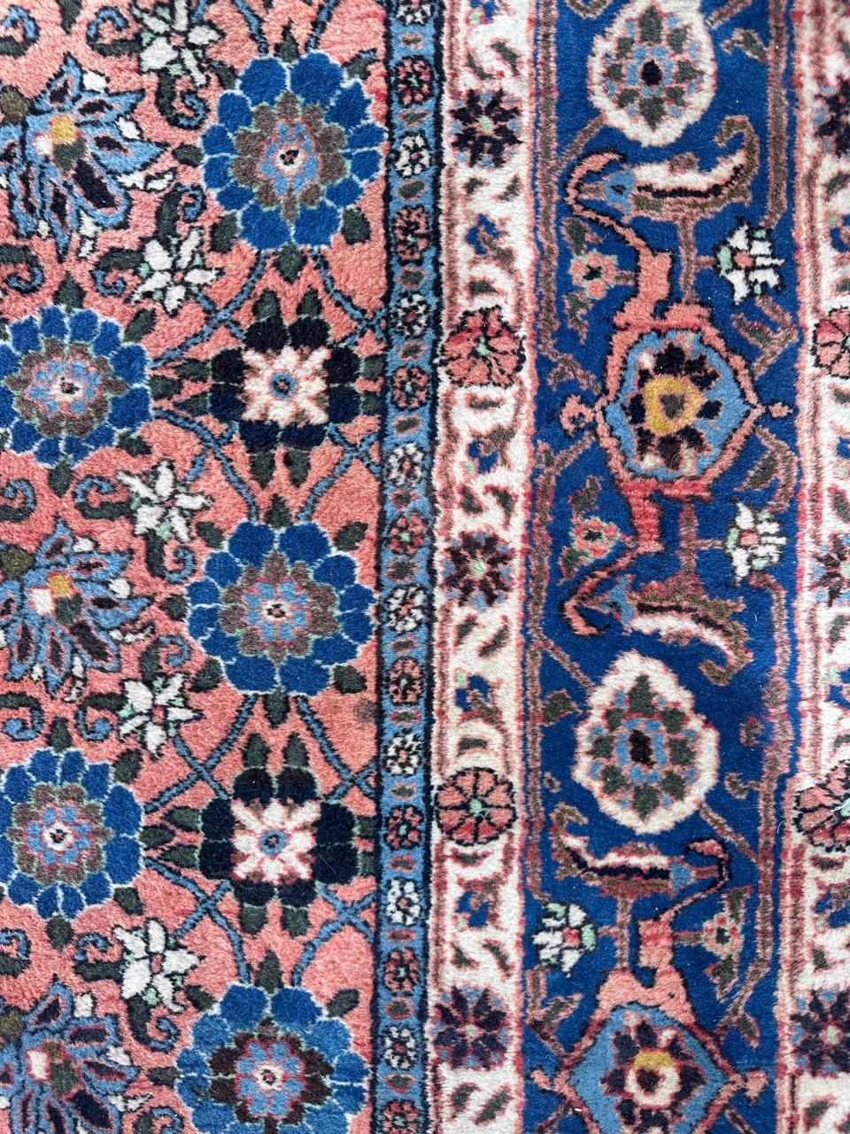 Hübscher großer feiner Vintage-Varamin-Teppich im Angebot 9