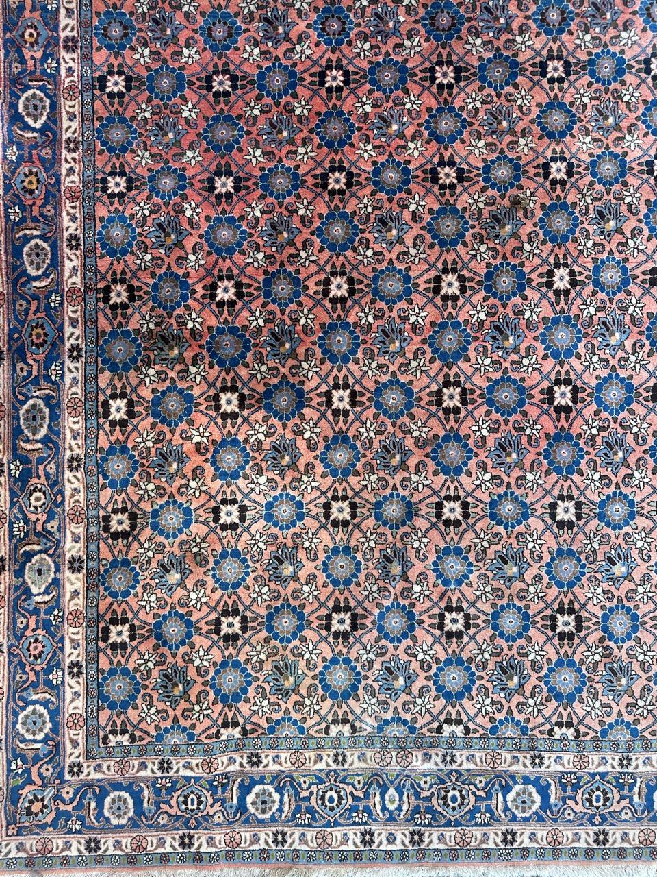 Hübscher großer feiner Vintage-Varamin-Teppich (Kaschan) im Angebot