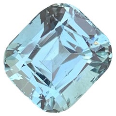 Pretty Light Blue Natural Aquamarine Stone 3.90ct Natural Aquamarine for Jewelry