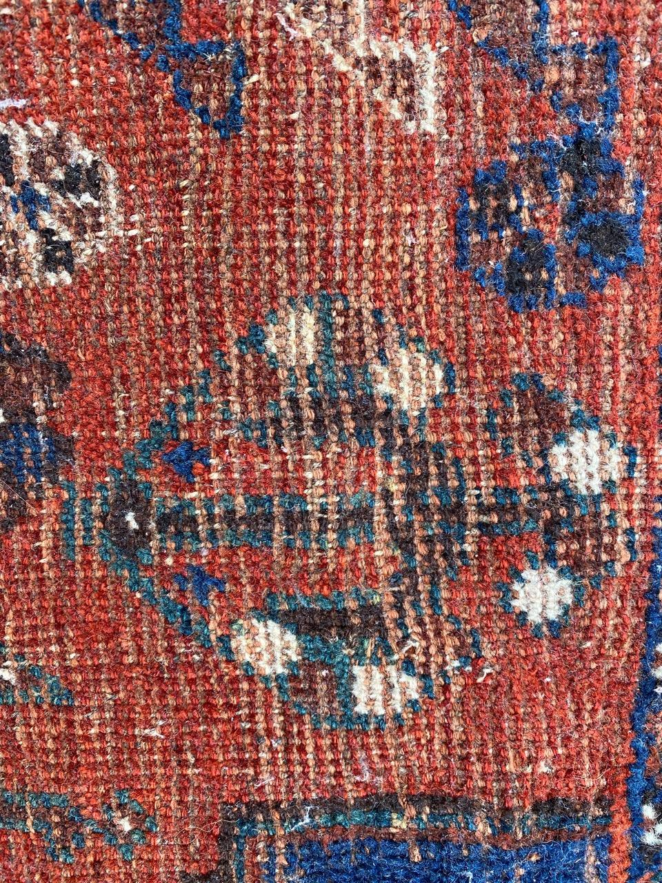 Pretty Little Antique Shiraz Rug 11
