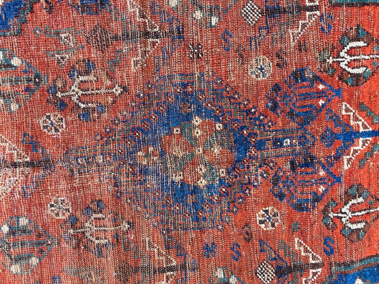 Tribal Pretty Little Antique Shiraz Rug